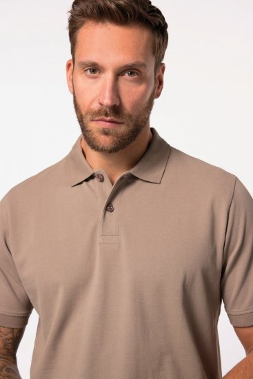 JP1880 702560 Polo Marrone grigio - Polo - Polo Uomo Taglie Forti