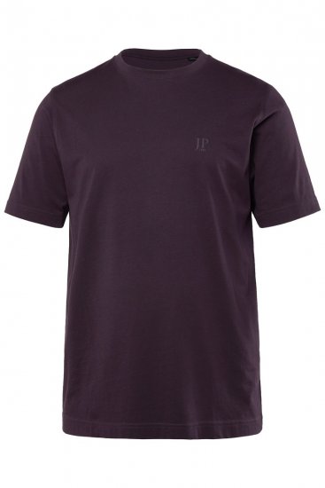 JP1880 702637 T-shirt con girocollo confezione da 2 Viola scuro/Nero - Magliette - Magliette Uomo Taglie Forti
