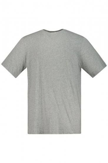 JP1880 702637 T-shirt con girocollo confezione da 2 Grigio melange - Magliette - Magliette Uomo Taglie Forti
