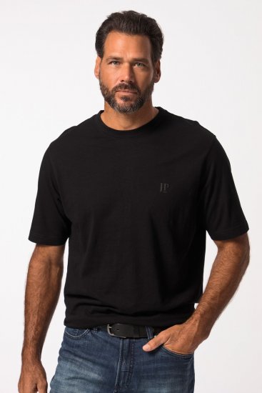 JP1880 702637 T-shirt con girocollo confezione da 2 Nero - Magliette - Magliette Uomo Taglie Forti