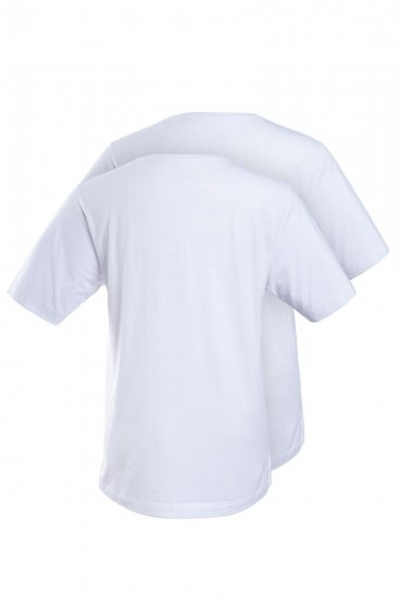 JP1880 702637 T-shirt con girocollo confezione da 2 Bianco - Magliette - Magliette Uomo Taglie Forti