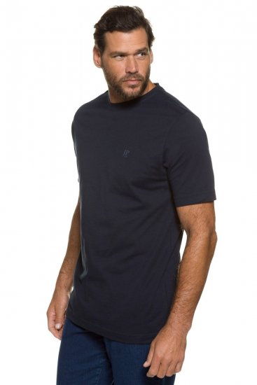 JP1880 702637 T-shirt con girocollo confezione da 2 Blu scuro - Magliette - Magliette Uomo Taglie Forti