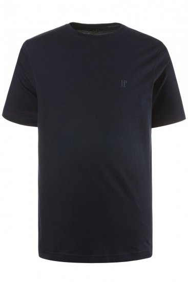 JP1880 702637 T-shirt con girocollo confezione da 2 Blu scuro - Magliette - Magliette Uomo Taglie Forti