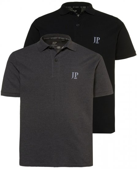 JP1880 704317 Polo confezione da 2 Grigio scuro - Polo - Polo Uomo Taglie Forti