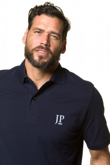 JP1880 704317 Polo confezione da 2 Nero/Blu scuro - Polo - Polo Uomo Taglie Forti