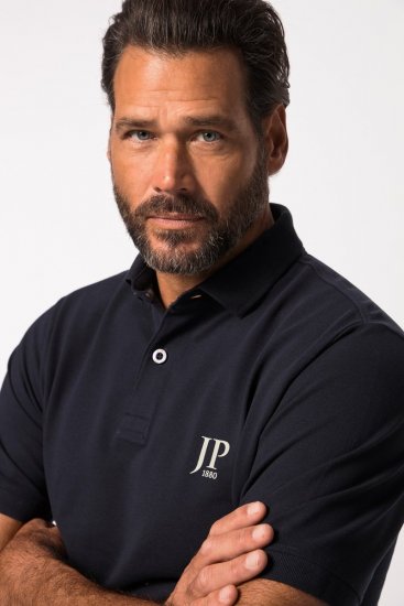 JP1880 704317 Polo confezione da 2 Blu scuro/Grigio melange - Polo - Polo Uomo Taglie Forti