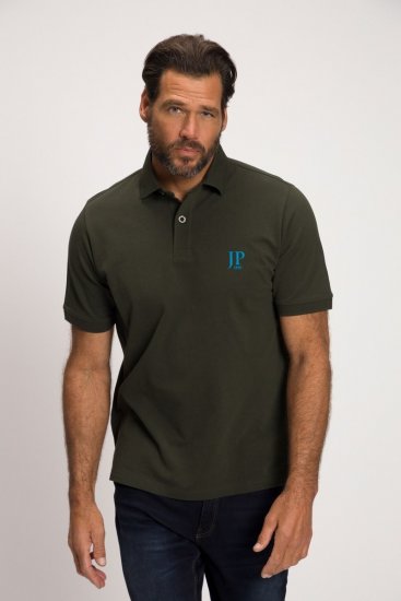 JP1880 704317 Polo confezione da 2 Blu turchese/Verde oliva - Polo - Polo Uomo Taglie Forti