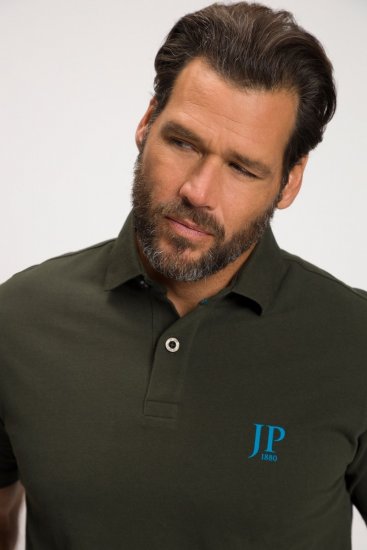 JP1880 704317 Polo confezione da 2 Blu turchese/Verde oliva - Polo - Polo Uomo Taglie Forti