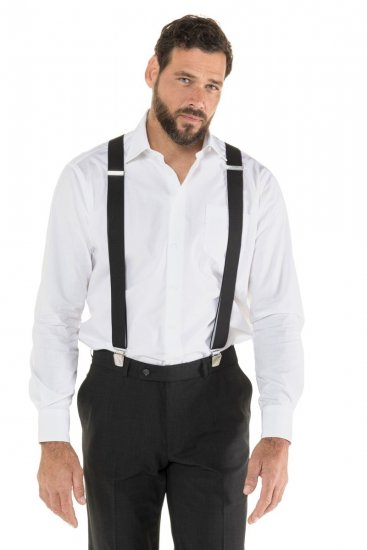 JP1880 705184 Bretelle Nero - Bretelle - 