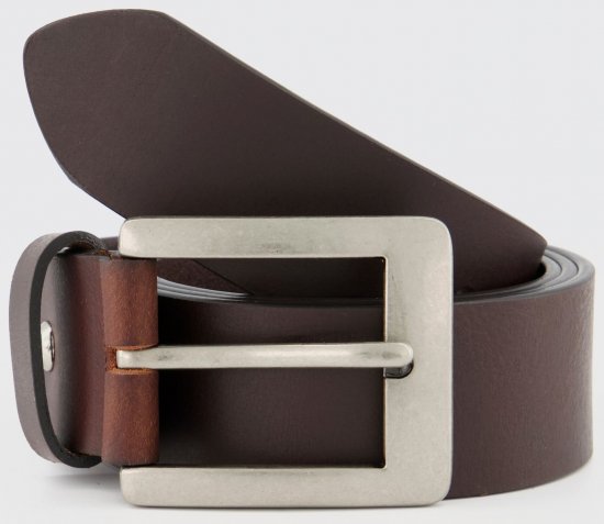 JP1880 705233 Cintura in pelle Marrone mogano - Cinture - Cintura Uomo Taglie Forti