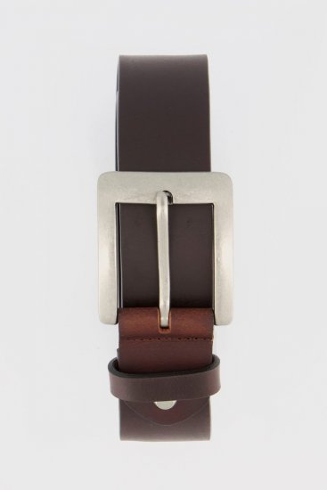JP1880 705233 Cintura in pelle Marrone mogano - Cinture - Cintura Uomo Taglie Forti