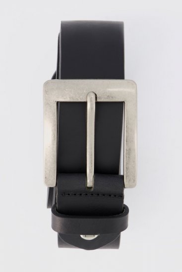 JP1880 705233 Cintura in pelle Nero - Cinture - Cintura Uomo Taglie Forti