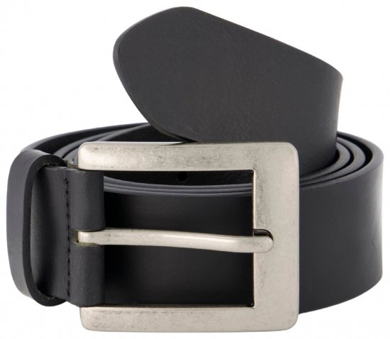 JP1880 705233 Cintura in pelle Nero - Cinture - Cintura Uomo Taglie Forti