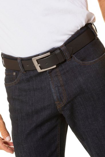 JP1880 705233 Cintura in pelle Nero - Cinture - Cintura Uomo Taglie Forti