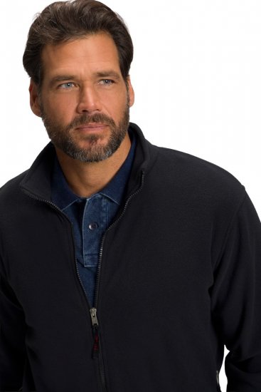 JP1880 705552 Giacca in pile con collo alto Nero - Abbigliamento sportivo & Outdoor - Abbigliamento Sportivo Uomo Taglie Forti