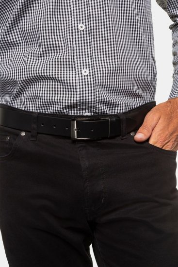 JP1880 707865 Cintura in pelle Nero - Accessori - Accessori per uomo