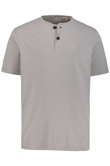 JP1880 708420 T-shirt Henley confezione da 2 Grigio melange - Magliette - Magliette Uomo Taglie Forti