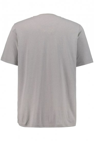 JP1880 708420 T-shirt Henley confezione da 2 Grigio melange - Magliette - Magliette Uomo Taglie Forti