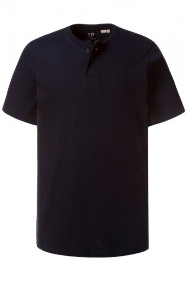 JP1880 708420 T-shirt Henley confezione da 2 Blu scuro - Magliette - Magliette Uomo Taglie Forti