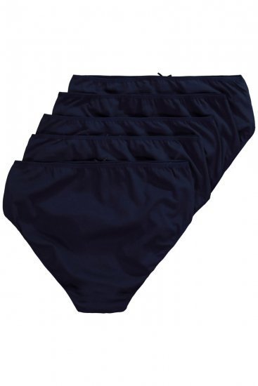 Ulla Popken 710201 Slip confezione da 5 Blu scuro - Slip - 