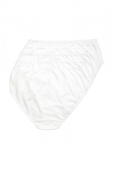 Ulla Popken 710201 Slip confezione da 5 Bianco - Slip - 