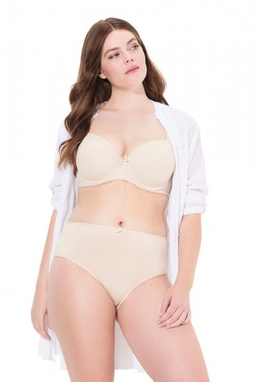 Ulla Popken 710201 Slip confezione da 5 Beige - Slip - 