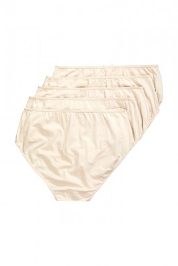Ulla Popken 710201 Slip confezione da 5 Beige - Slip - 