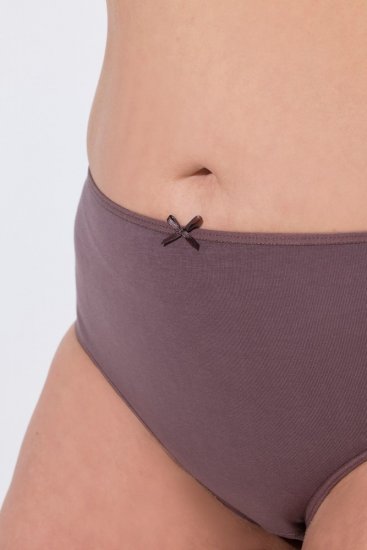 Ulla Popken 710201 Slip confezione da 5 Marrone - Slip - 