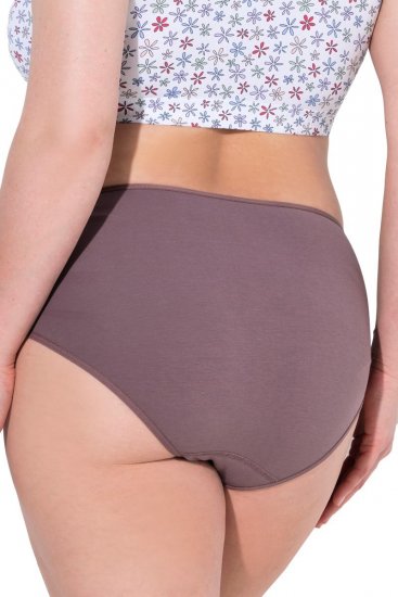 Ulla Popken 710201 Slip confezione da 5 Marrone - Slip - 