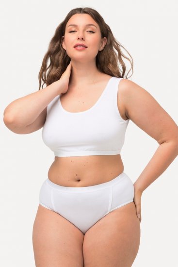 Ulla Popken 711214 Slip confezione da 2 Bianco - Slip - 