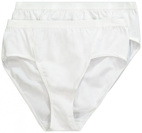 Ulla Popken 711214 Slip confezione da 2 Bianco - Slip - 