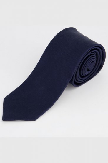 JP1880 711267 Cravatta in seta extra lunga Blu scuro - Cravatte e papillon - 