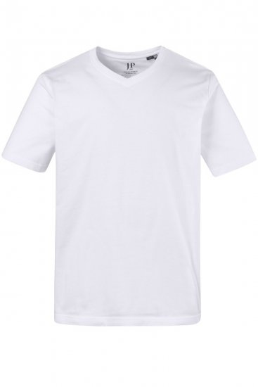 JP1880 711318 T-shirt con scollo a V confezione da 2 Bianco - Magliette - Magliette Uomo Taglie Forti
