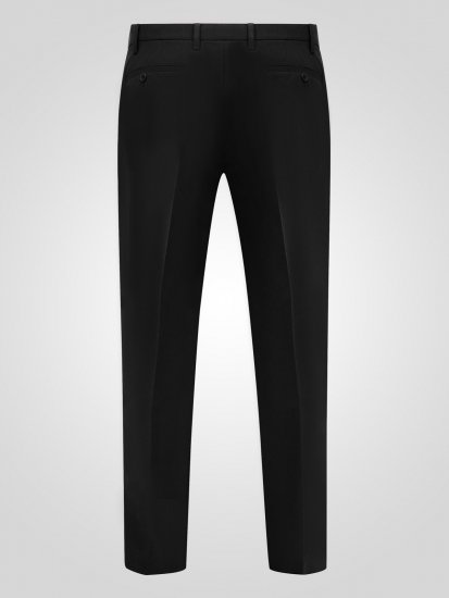 D555 Ted 4 Way Stretch Tailored Trouser Nero - Abiti - Abiti da Uomo Taglie Forti