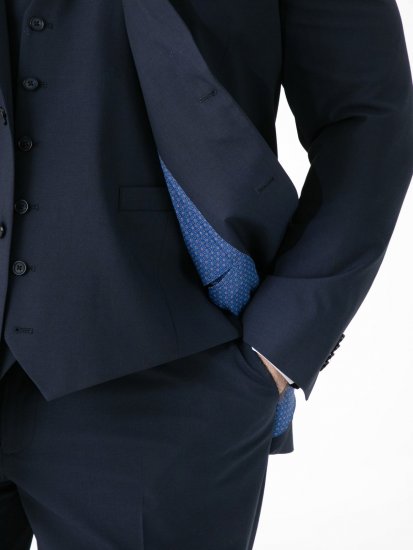 D555 Ted 4 Way Stretch Tailored Suit Jacket Blu navy - Abiti - Abiti da Uomo Taglie Forti