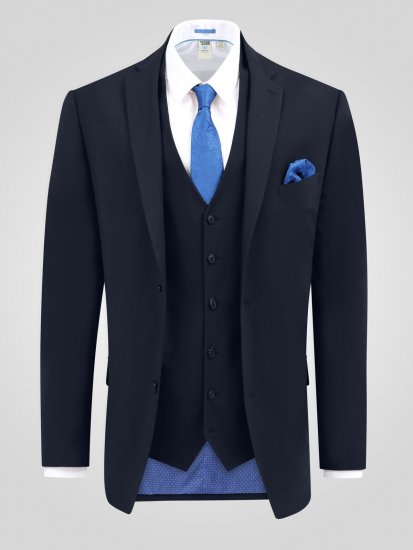 D555 Ted Giacca da abito Blu navy - Abiti - Abiti da Uomo Taglie Forti