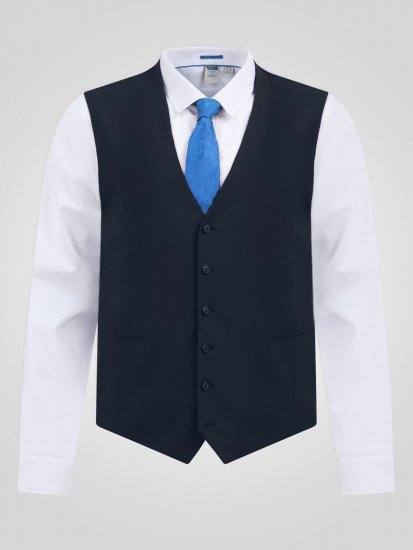 D555 Ted Gilet da abito Blu navy - Abiti - Abiti da Uomo Taglie Forti