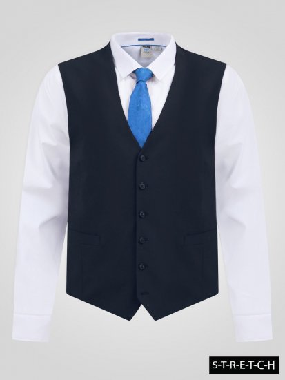 D555 Ted Gilet da abito Blu navy - Abiti - Abiti da Uomo Taglie Forti