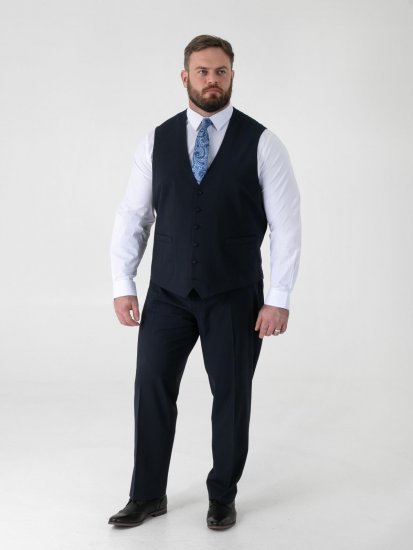D555 Ted Gilet da abito Blu navy - Abiti - Abiti da Uomo Taglie Forti