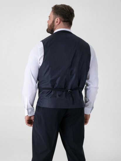 D555 Ted Gilet da abito Blu navy - Abiti - Abiti da Uomo Taglie Forti