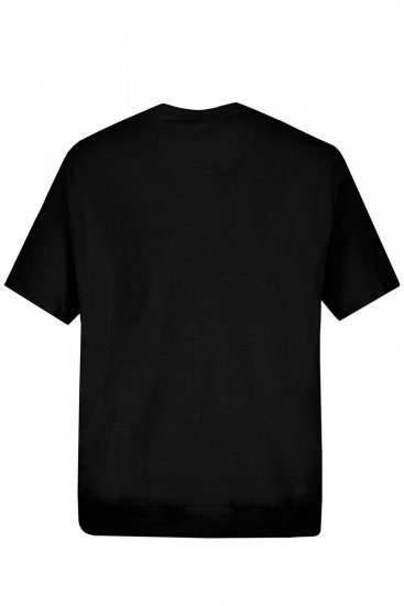 JP1880 712616 T-shirt con vestibilità pancia Nero - Magliette - Magliette Uomo Taglie Forti