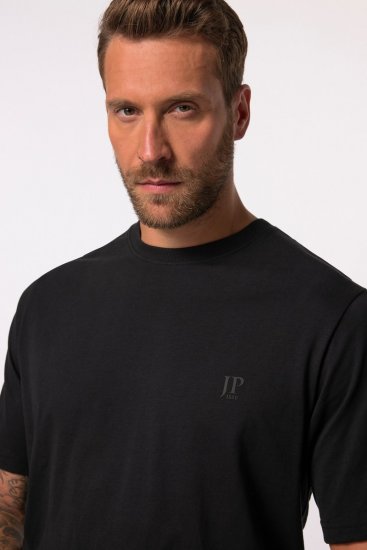 JP1880 712616 T-shirt con vestibilità pancia Nero - Magliette - Magliette Uomo Taglie Forti
