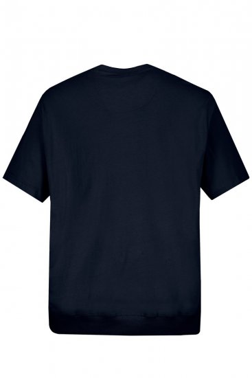 JP1880 712616 T-shirt con vestibilità pancia Blu scuro - Magliette - Magliette Uomo Taglie Forti