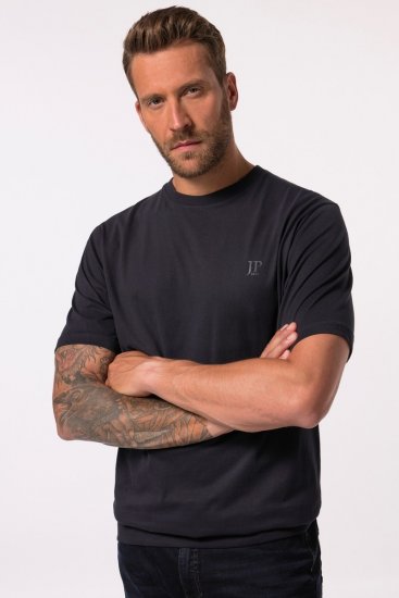 JP1880 712616 T-shirt con vestibilità pancia Blu scuro - Magliette - Magliette Uomo Taglie Forti