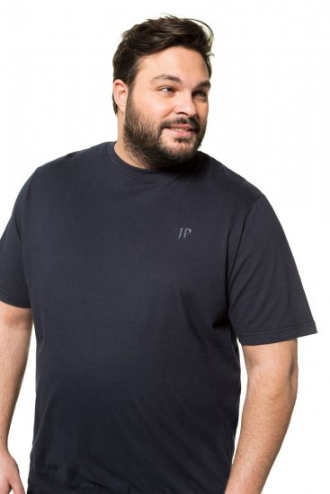 JP1880 712616 T-shirt con vestibilità pancia Blu scuro - Magliette - Magliette Uomo Taglie Forti