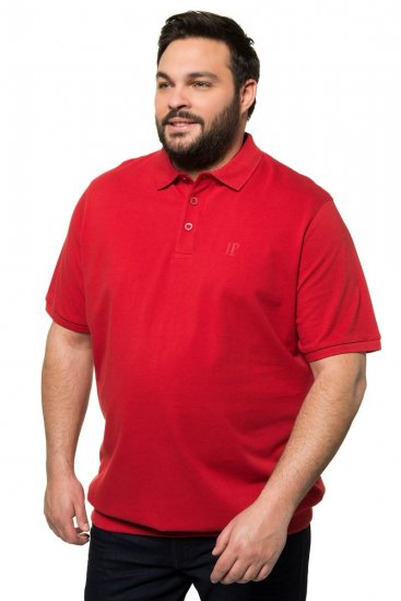 JP1880 712617 Polo con vestibilità pancia Rosso peperoncino - Polo - Polo Uomo Taglie Forti