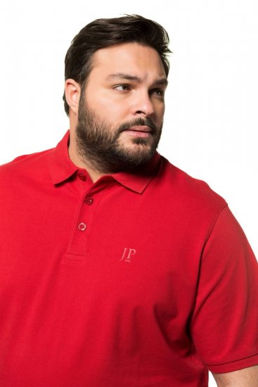 JP1880 712617 Polo con vestibilità pancia Rosso peperoncino - Polo - Polo Uomo Taglie Forti