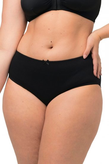 Ulla Popken 712882 Slip confezione da 2 Nero - Slip - 