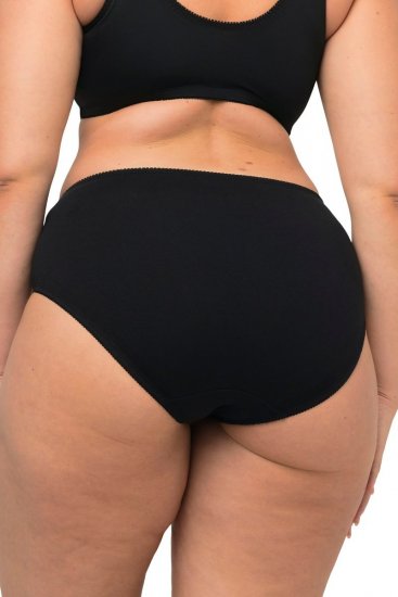 Ulla Popken 712882 Slip confezione da 2 Nero - Slip - 