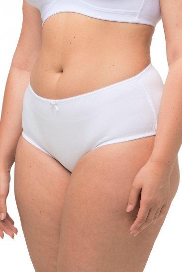 Ulla Popken 712882 Slip confezione da 2 Bianco - Slip - 